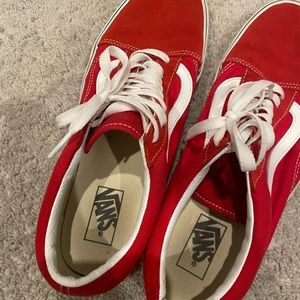 Red vans SIZE: 11.5 men